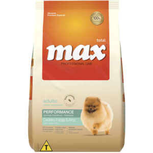 Ração Total Max Professional Line Para Cães Adultos Raças Pequenas Sabor Cordeiro Frango & Arroz 15Kg
