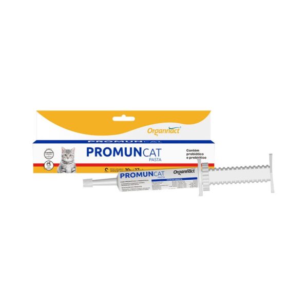 Suplemento Organnact Promun Cat Para Gatos Pasta 30g