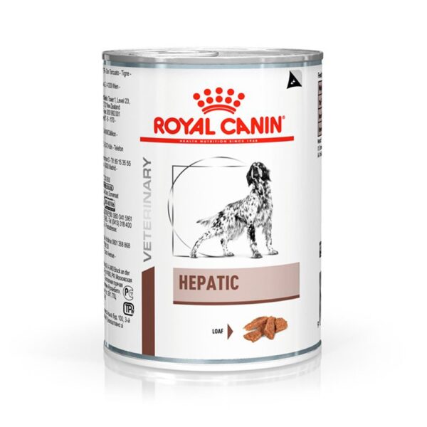 Ração Úmida Royal Canin Lata Canine Veterinary Diet Hepatic Para Cães com Doenças Hepaticas - 420g