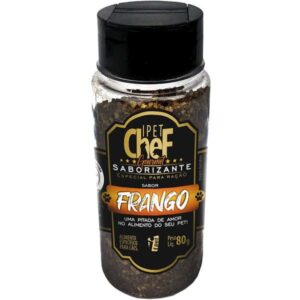 Saborizante Para Ração Ipet Chef Gourmet Sabor Frango Para Cães – 80g