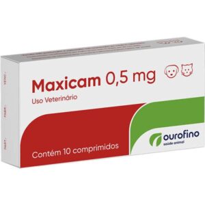 Anti-inflamatório Ourofino Maxicam 0,5mg - 10 Comprimidos