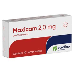 Anti-inflamatório Ourofino Maxicam 2mg – 10 Comprimidos