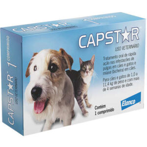 Antipulgas Elanco Capstar 11,4mg Para Cães e Gatos até 11,4Kg