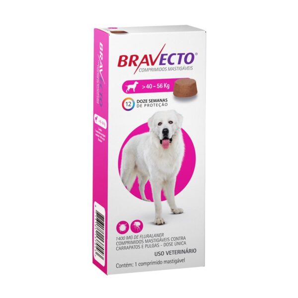 Antipulgas e Carrapatos MSD Bravecto para Cães de 40 a 56Kg