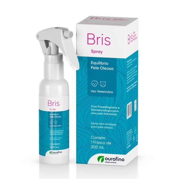 Hidratante Bris Spray Equilíbrio Pele Oleosa para Cães e Gatos 200ml