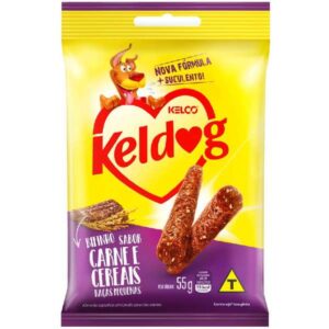 Bifinho Kelco Keldog Para Cães Adultos Raças Pequenas Sabor Carne e Cereais