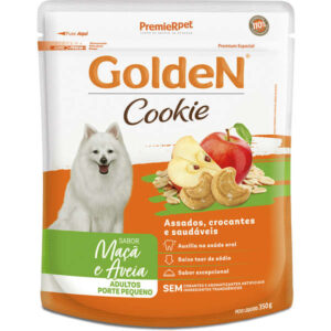 Biscoito Premier Pet Golden Cookie Sabor Maçã e Aveia Para Cães Adultos Porte Pequeno - 350g