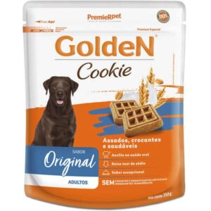 Biscoito Premier Pet Golden Cookie Mini Bits Sabor Original Para Cães Adultos - 350g
