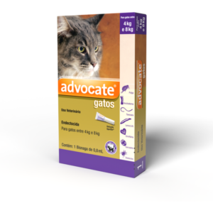 Antipulgas Elanco Advocate Para Gatos de 4 a 8Kg - 0,8ml