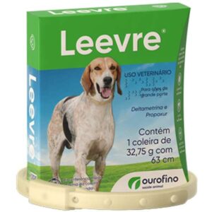 Coleira Antipulgas Ourofino Leevre Para Cães de Grande Porte