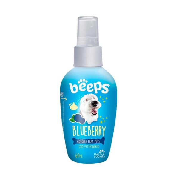 Colônia Beeps Blueberry para Cães e Gatos 60ml