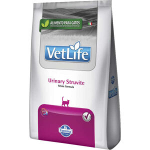 Ração Farmina Vet Life Natural Urinary Struvite Para Gatos Adultos com Distúrbios Urinários