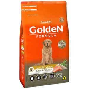 Ração Seca PremieR Pet Golden Formula Sabor Salmão & Arroz Para Cães Adultos