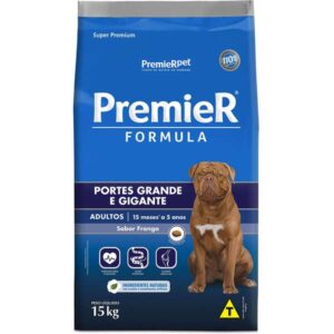 Ração Seca PremieR Pet Formula Para Cães Adultos Raças Grandes e Gigantes Sabor Frango