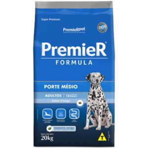 Ração Seca PremieR Pet Formula Para Cães Adultos Raças Médias Sabor Frango 20Kg
