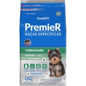 Ração Seca PremieR Pet Raças Específicas Yorkshire Para Cães Filhotes Sabor Frango