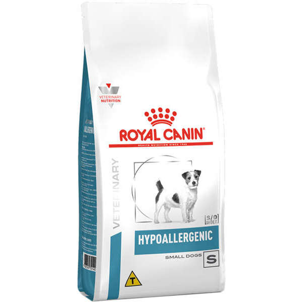 Ração Royal Canin Veterinary Hypoallergenic Small Dog Para Cães Pequenos com Sensibilidades Alimentares