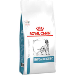 Ração Royal Canin Veterinary Hypoallergenic Para Cães Adultos com Alergias Alimentares 2Kg