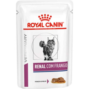 Ração Royal Canin Sachê Feline Veterinary Renal Frango Para Gatos com Doença nos Rins - 85g