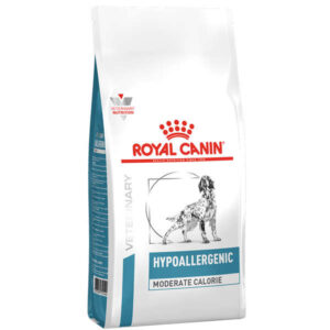 Ração Royal Canin Veterinary Hypoallergenic Moderate Calorie Para Cães Adultos 2Kg