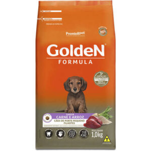 Ração Seca PremieR Pet Golden Formula Mini Bits Para Cães Filhotes de Raças Pequenas Sabor Carne e Arroz