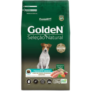 Ração Seca PremieR Pet Golden Seleção Natural Mini Bits Para Cães Adultos de Porte Pequeno Sabor Frango e Arroz
