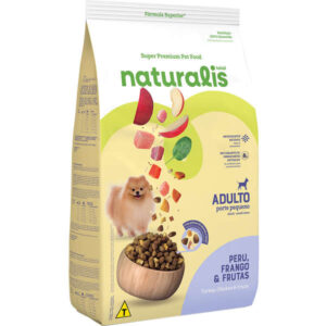 Ração Total Naturalis Para Cães Adultos Porte Pequeno Sabor Peru, Frango & Frutas
