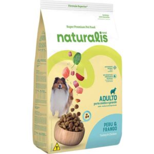 Ração Total Naturalis Para Cães Adultos Porte Médio e Grande Sabor Peru & Frango