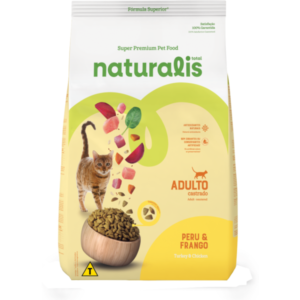 Ração Total Naturalis Para Gatos Adultos Castrados Sabor Peru & Frango 1,5Kg