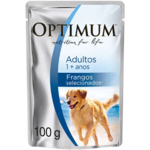 Ração Úmida Optimum Sachê Para Cães Adultos Sabor Frango – 100g