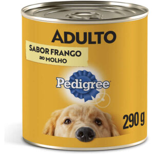 Ração Úmida Pedigree Lata de Frango ao Molho Para Cães Adultos – 290g
