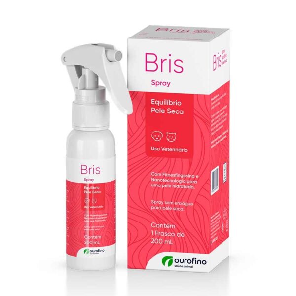 Hidratante Bris Spray Equilíbrio Pele Seca para Cães e Gatos 200ml