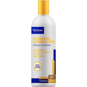 Shampoo Dermatológico Virbac Hexadene Spherulites Para Cães e Gatos