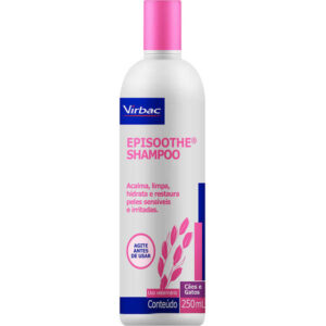 Shampoo Virbac Episoothe Para Peles Sensíveis e Irritadas