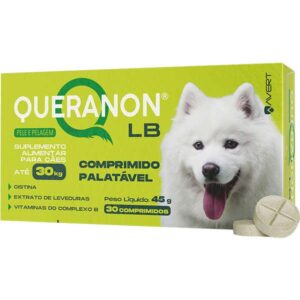 Suplemento Alimentar Avert Queranon LB Para Cães - 30 Comprimidos