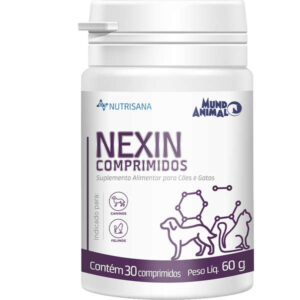 Suplemento Alimentar Mundo Animal Nutrisana Nexin Para Cães e Gatos - 30 Comprimidos