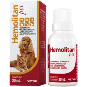 Suplemento Vitamínico Hemolitan Pet Gotas