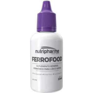 Suplemento Vitamínico Mineral FerroFood Líquido Para Cães e Gatos