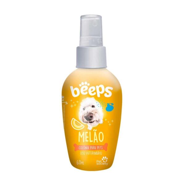 Colônia Pet Society Beeps Melão  Para Cães e Gatos 60ml