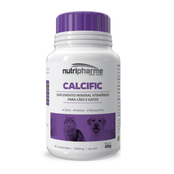 Suplemento Vitamínico Mineral Calcific 1000mg - 60 Comprimidos