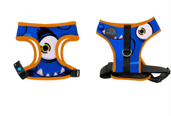 Peitoral Mesh meuAuAu Monster Para Cães - M05