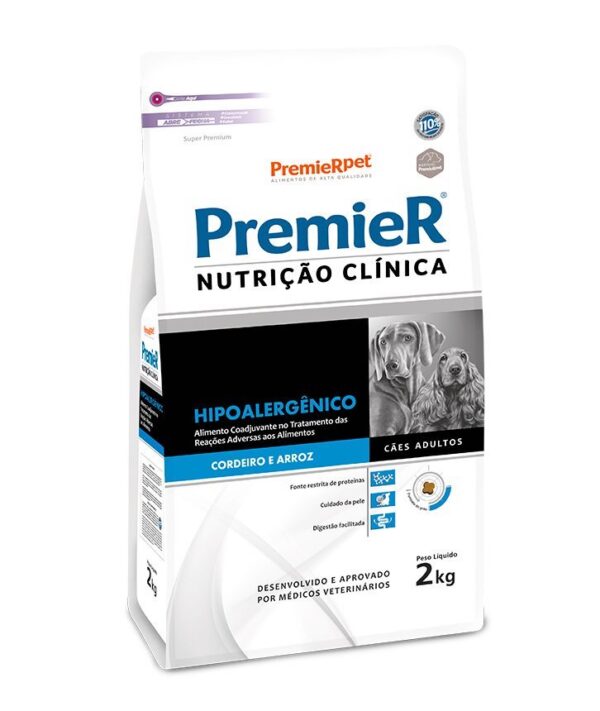 Ração Seca PremieR Pet Nutrição Clínica Hipoalergênico Para Cães Adultos