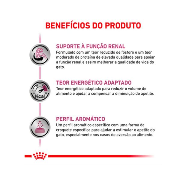 Ração Royal Canin Feline Veterinary Diet Renal Para Gatos com Doenças Renais