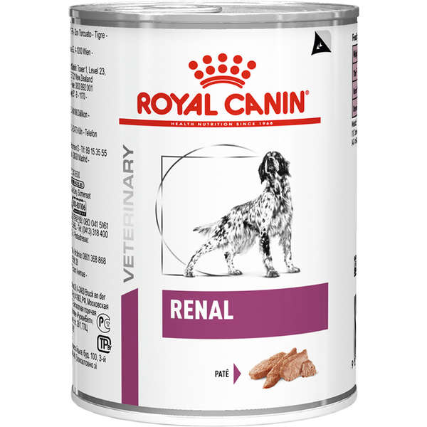 Ração Úmida Royal Canin Lata Canine Veterinary Diet Renal Para Cães com Doenças Renais